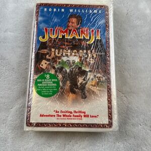 Jumanji VHS Robin Williams‎ Sealed Vintage Collectible Movie 1995 New